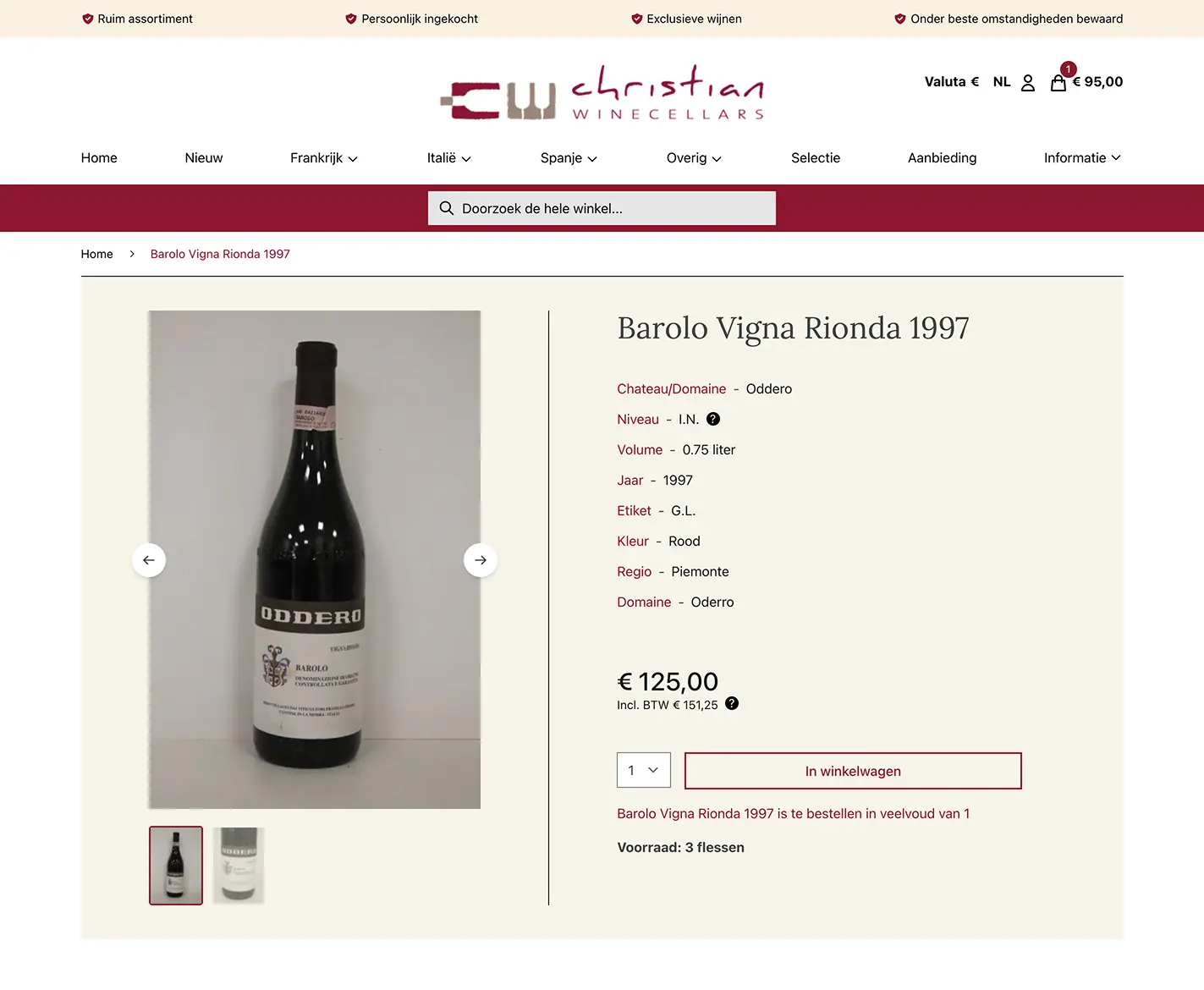 Christianwinecellars - Desktop