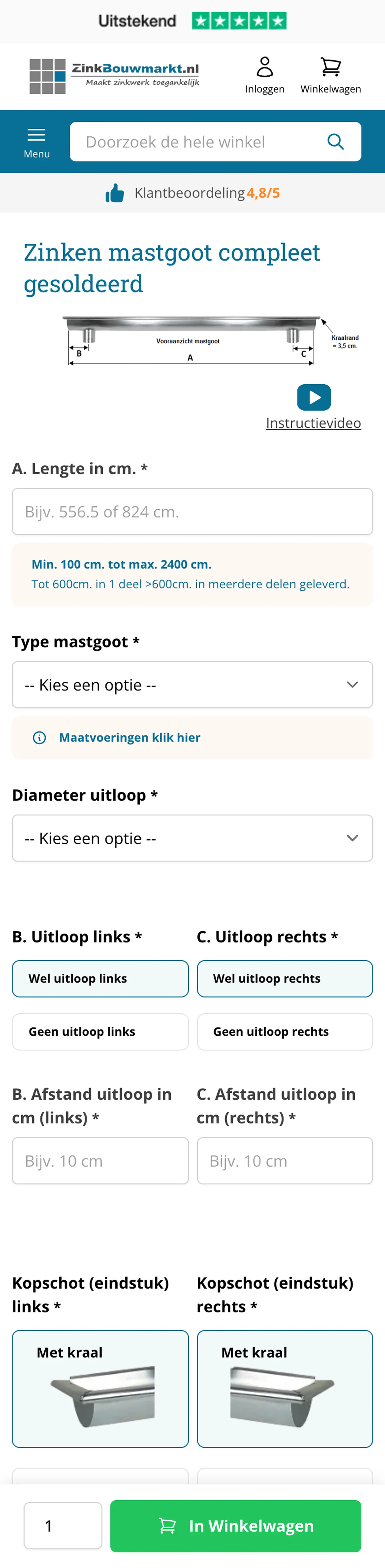 Zinkbouwmarkt Mobiel